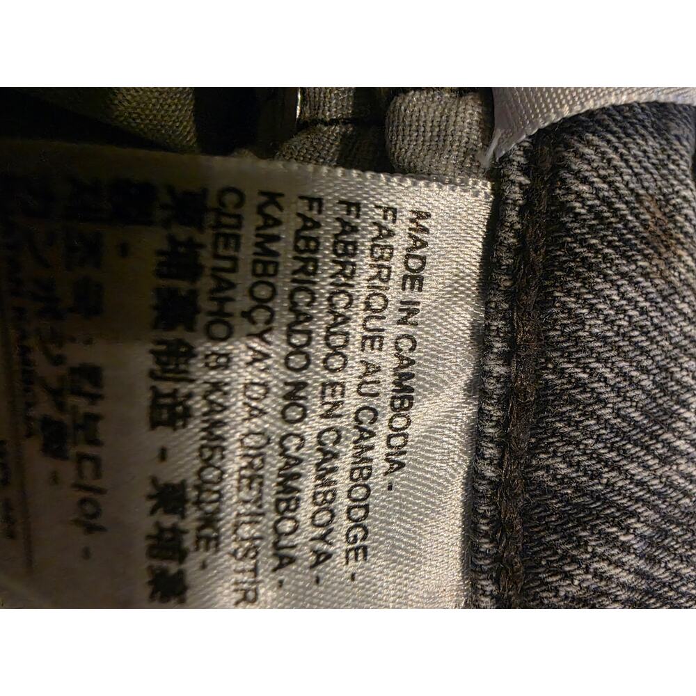 Levi's Premium 501 Original Fit Jeans Womens 26x26 Gray Black Wash Button Fly - Picture 11 of 16
